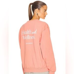 SPORTY & RICH New Health Crewneck Sweatshirt size M (unisex sizing)